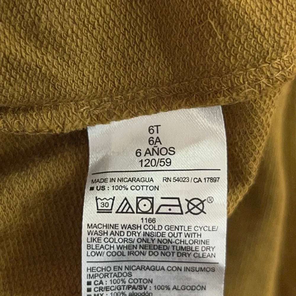 Old Navy Toddler 6T Brown Cotton French Terry Drawstring Jogger Pants NWT